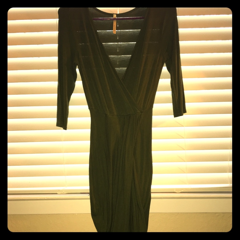 Green Body-Con Dress (S)